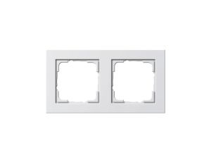 Gira Ramka podwójna Gira E2 biały połysk