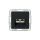 Gniazdo komputerowe podw. RJ45 cat. 6 Gira System 55 czarny mat