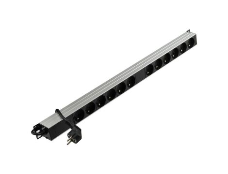 Listwa zasilająca RACK 19 1U pionowa 12 gniazd