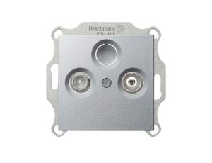 Gniazdo RTV końcowe Gira System 55 aluminium