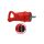 Wtyczka gumowa 16A 230V IP44 z uchwytem czerwona AEI602297-R