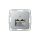 Gniazdo komputerowe podw. RJ45 cat. 6 Gira System 55 aluminium