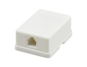 Gniazdo telefoniczne 1xRJ12 6P6C natynkowe