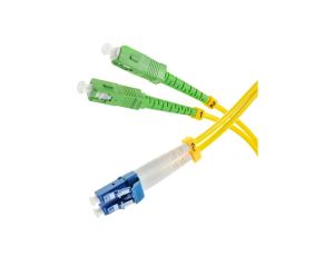 Patchcord światłowodowy FO SM LC/PC-SC/APC duplex 9/125 2m