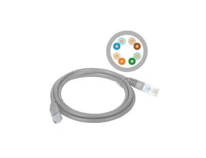 Patchcord UTP A-LAN KKU6SZA10 (RJ45 - RJ45 10m UTP kat. 6 kolor szary)