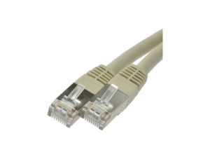 Patchcord S/FTP kat.6 PiMF kabel sieciowy LAN 2x RJ45 linka szary 1m