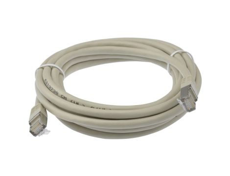 Patchcord S/FTP kat.6 PiMF kabel sieciowy LAN 2x RJ45 linka szary 10m