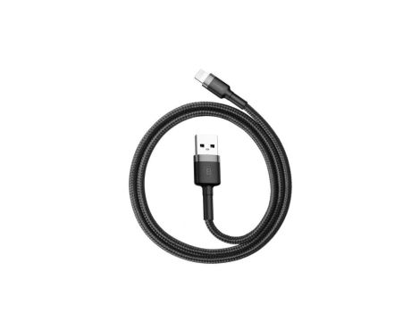 BASEUS Kabel USB 2.0 A / Lightning 8-pin (wtyk / wtyk) czarny 1m