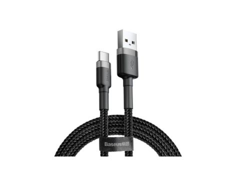 BASEUS Kabel USB 3.0 typ-C / A (wtyk / wtyk) Quick Charge 3.0 czarny 2m