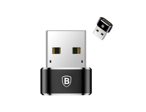 BASEUS Adapter OTG Przejściówka USB 2.0 A / typ-C (wtyk / gniazdo) 3A
