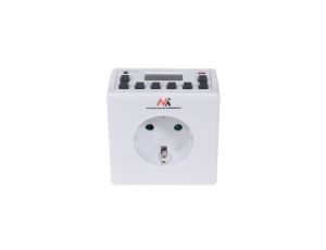 Timer cyfrowy Maclean Energy MCE30G 10 programów CD funkcja Random 3600W - Czasomierz - programator cyfrowy max 156 programów MC