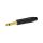 NEUTRIK Wtyk instrumentalny Jack 6,3mm Mono na kabel do 7,0mm pozłacany czarny NP2X-B