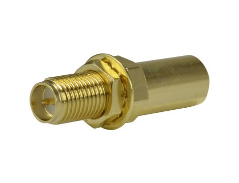 Gniazdo koncentryczne RP-SMA 50ohm zaciskane na przewód H155