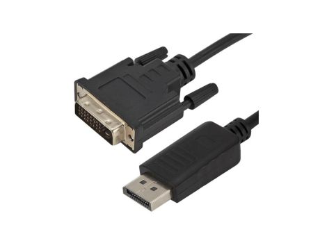 Kabel adapter DisplayPort 1.2 / DVI-D 3m czarny DUAL LINK LANBERG