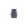 Złączka wtykowa prosta z gwintem metrycznym do węża fi 8 mm, M18x1,5 GZ, mosiądz niklowany
