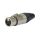 NEUTRIK Gniazdo mikrofonowe XLR (3-pin) na kabel do 8,0mm posrebrzane NC3FXX