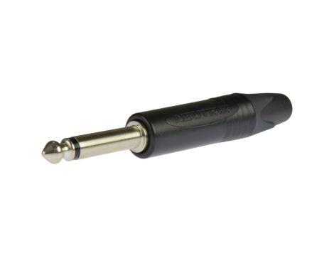 NEUTRIK Wtyk instrumentalny Jack 6,3mm Mono na kabel do 7,0mm niklowany czarny NP2X-BAG