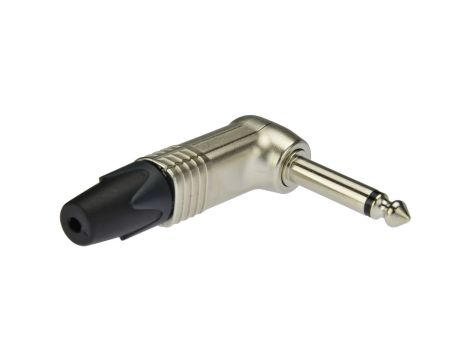 NEUTRIK Wtyk kątowy instrumentalny Jack 6,3mm Mono na kabel do 7,0mm niklowany NP2RX