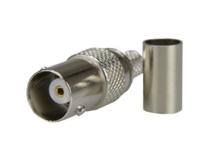 Gniazdo koncentryczne BNC 75ohm zaciskane na przewód RG59