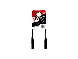 Kabel DMX - XLR M / XLR F - Standard - 0,5m - DX0105BX