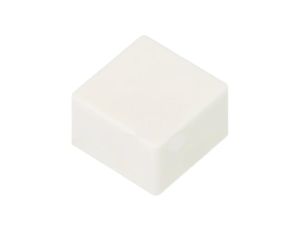 Klawisz wciskany brak 5,5mm -2570C kwadratowy biały B32-1260