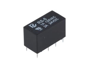 Przekaźnik elektromagnetyczny DPDT Ucewki 5VDC 1A/120VAC RS-5