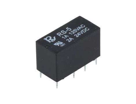 Przekaźnik elektromagnetyczny DPDT Ucewki 5VDC 1A/120VAC RS-5