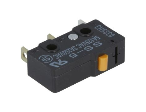 Mikroprzełącznik SNAP ACTION bez dźwigni SPDT 5A/125VAC IP40 SS-5