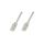 Patch cord Cat6 UTP 0,25m szary CCA