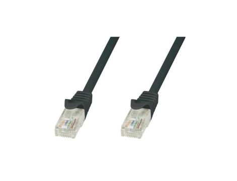 Patch cord Cat5e UTP 20m czarny CCA