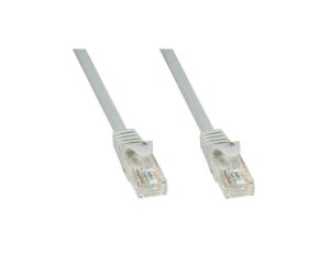 Patch cord Cat6 UTP 5m szary CCA