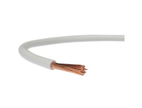 Przewód instalacyjny H07V-K / LgY 1,5 750V biały linka giętka Elektrokabel /100m/
