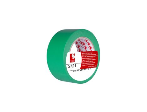 Taśma oznaczeniowa ostrzegawcza 50mm/33m zielona 2721 SCAPA