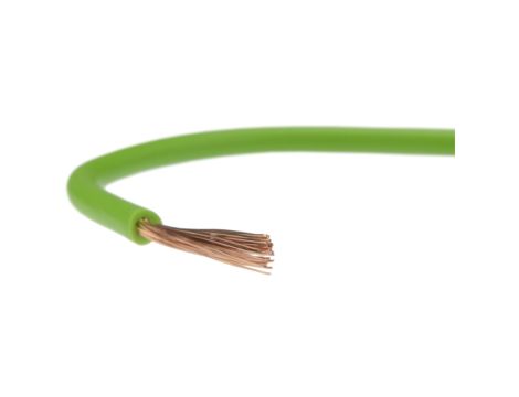Przewód instalacyjny H07V-K / LgY 1,5 750V zielony linka giętka Elektrokabel /100m/