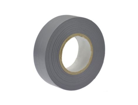Taśma izolacyjna 19mm/20m szara PCV