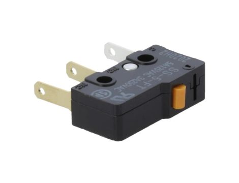 Mikroprzełącznik SNAP ACTION bez dźwigni SPDT 3A/250VAC IP40 SS5FT