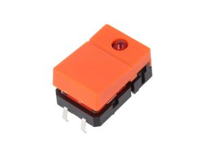 Przełącznik klawiaturowy Poz 2 SPST-NO 0,05A/24VDC LED THT B3J2200