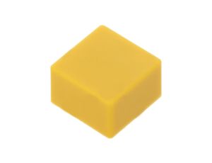 Klawisz wciskany brak 5,5mm -2570C kwadratowy żółty B321230 B32-1230