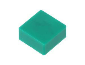 Klawisz wciskany 5,5mm -2570C kwadratowy zielony B321350 B32-1350