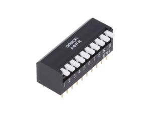 Przełącznik DIP-SWITCH Ilość sekcji 10 ON-OFF 0,025A/24VDC A6FR0104