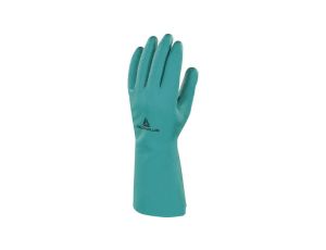 Rękawice z nitrylu na wkładzie z dżerseju dł. 30 cm kolor zielony rozmiar 10/11 MAIN VE803VE10