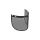 Zestaw 2 osłon twarzy z siatki 39 x 20 cm do balbi2-pico2-visor holder kolor metaliczny czarny TETE VISORGNO