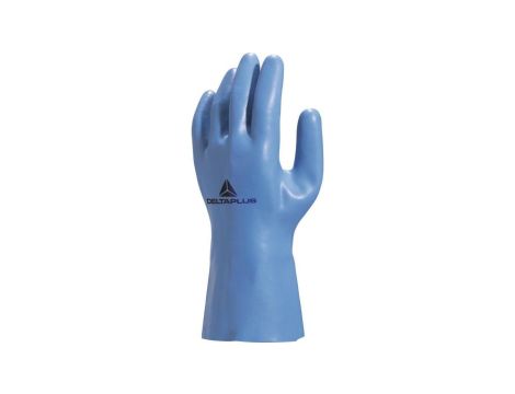 Rękawice z lateksu na wkładzie z dżerseju dł. 30 cm kolor niebieski rozmiar 10/11 MAIN VE920BL10