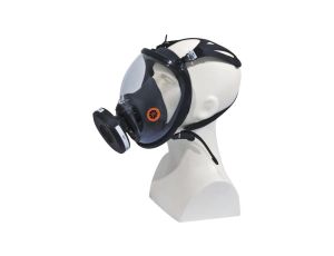 Maska kompletna z systemem mocowania za pomocą pasków kolor czarny TETE M9300NO