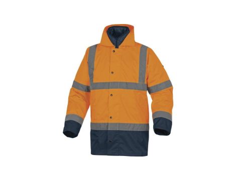 Kurtka ostrzegawcza przeciwdeszczowa 3 w 1 z poliestru oxford powlekanego poliuretanem - klasa 3 - pikowana podpinka z poliestru