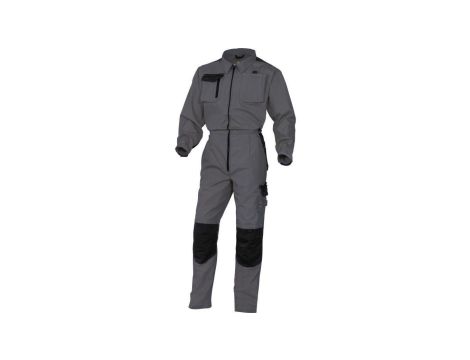 Kombinezon mach spirit zapinany na jeden zamek z poliestru (40) i bawełny (60) 270 g/m? kolor szaro-czarny rozmiar 3XL CORP M
