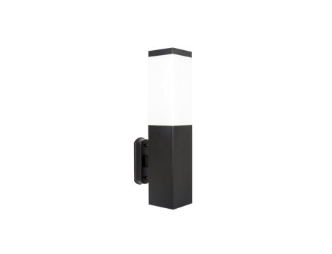 Kinkiet zewnętrzny Inox Kwadratowa SS802-A BL, E27 max 40W, kolor czarny 0438621