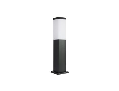 Oprawa oświetleniowa zewnętrzna, stojąca Inox Kwadratowa SS802-450 BL, E27 max 40W, kolor czarny, 0438621