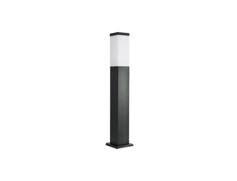 Oprawa oświetleniowa zewnętrzna, stojąca Inox Kwadratowa SS802-650 BL, E27 max 40W, kolor czarny, 0438621