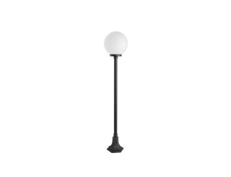 Oprawa oświetleniowa zewnętrzna, stojąca Kule Classic K 5002/1/KP 250 OP, E27 max 60W, kolor czarny, klosz biały 0438621